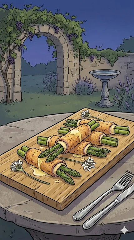 Cordon Bleu Spargel Röllchen