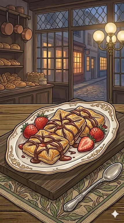 Erdbeertaschen mit Nutella