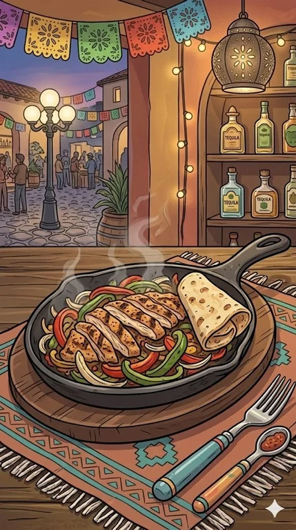 Fajitas mit Hähnchen
