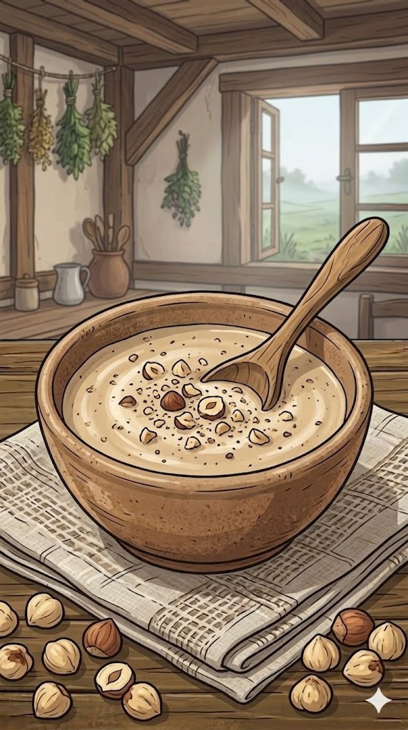Feldsalat-Dressing mit Haselnüssen