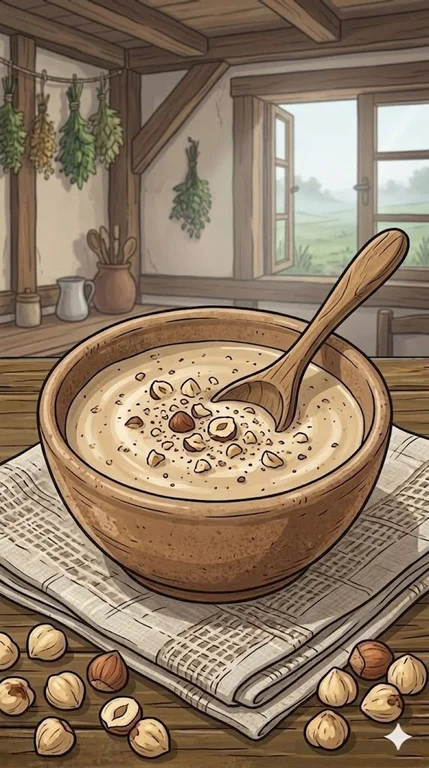 Feldsalat-Dressing mit Haselnüssen