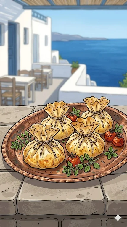 Feta-Tomaten-Päckchen