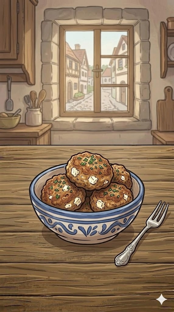 Frikadellen aus Semmelbrösel und Feta