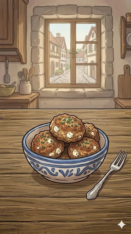 Frikadellen aus Semmelbrösel und Feta