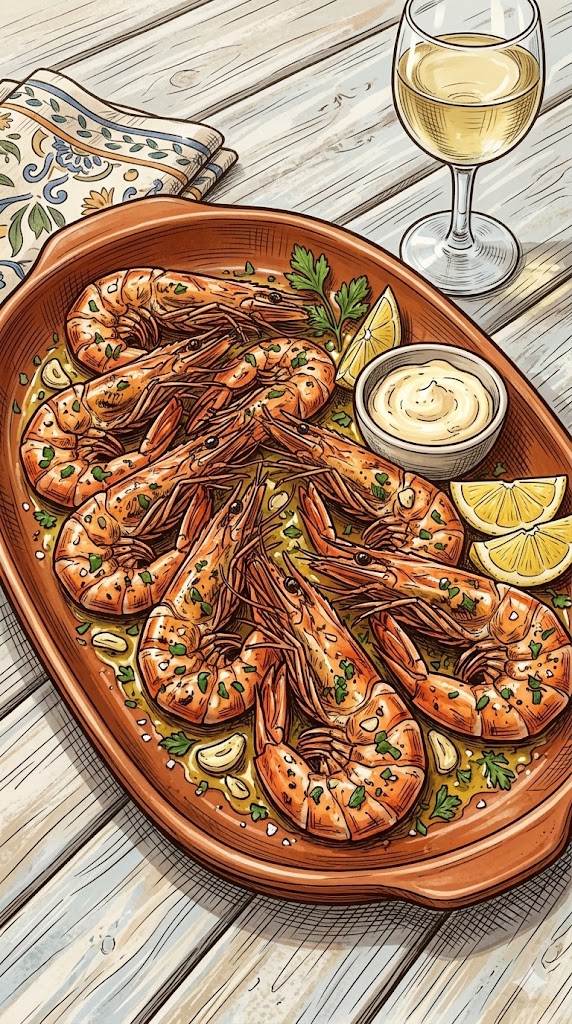 Gambas à la plancha