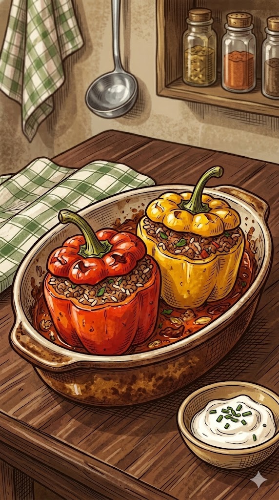 Gefüllte Paprika