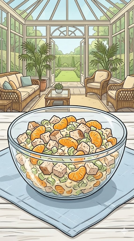 Geflügelsalat mit Mandarinen