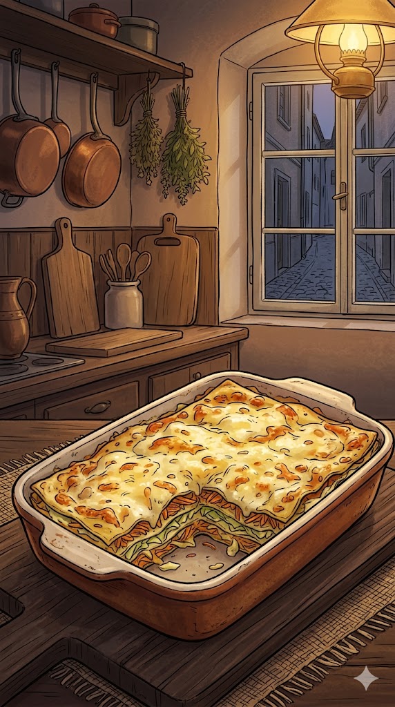 Gemüselasagne mit Spitzkohl und Möhren