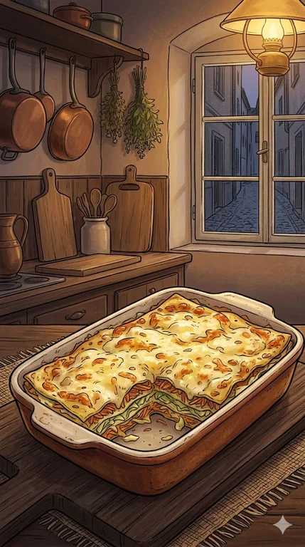 Gemüselasagne mit Spitzkohl und Möhren