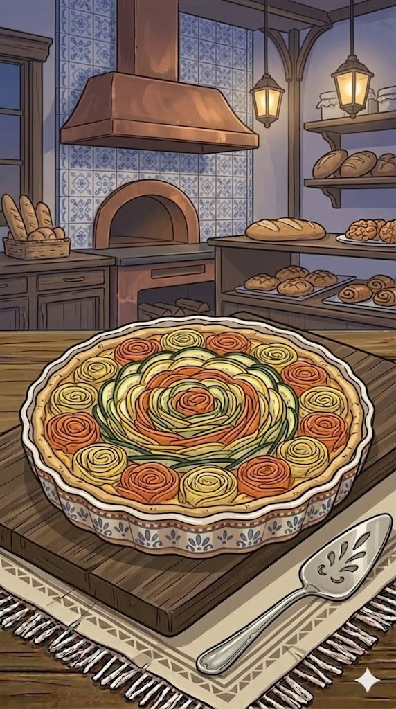 Gemüseröschen Tarte