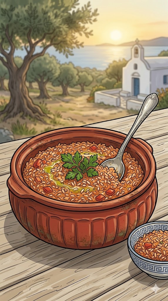 Griechischer Tomatenreis