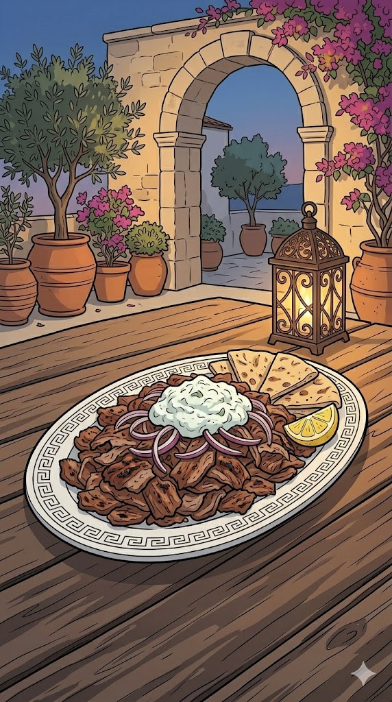 Gyros mit Schweinenacken