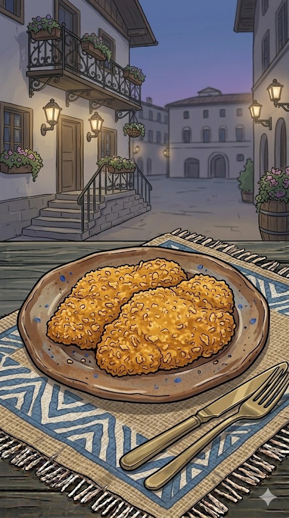Hähnchenschnitzel mit Cornflakes-Panade