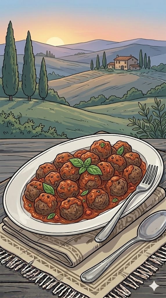Hackbällchen in Tomatensoße