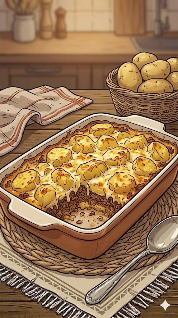 Hackfleisch-Kartoffel-Auflauf