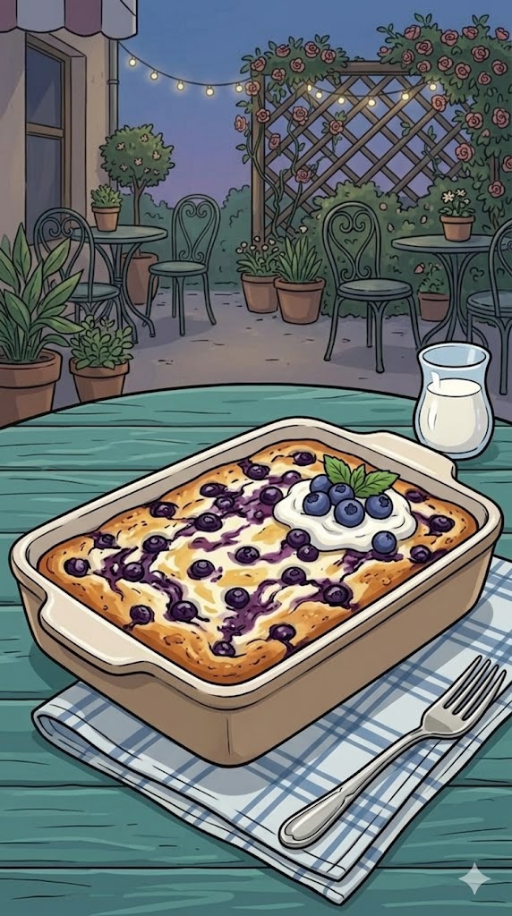 Heidelbeerkuchen mit Joghurt