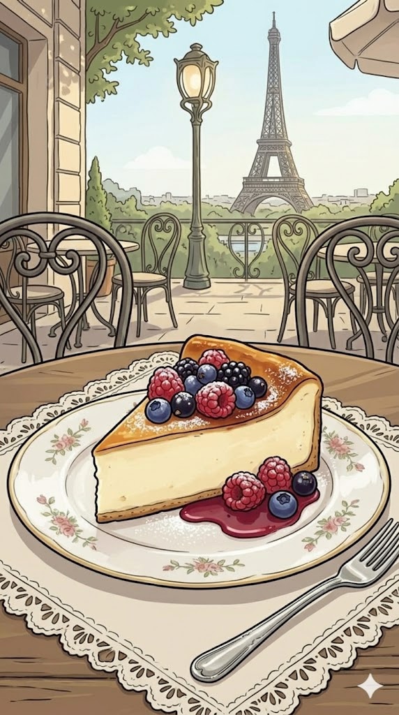 Käsekuchen mit Beeren