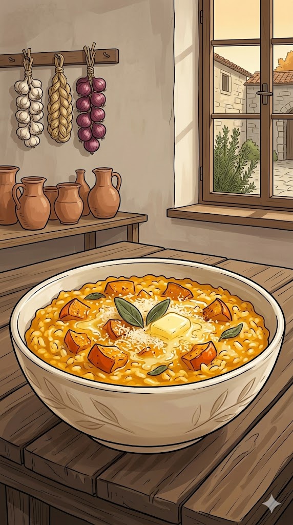 Kürbisrisotto