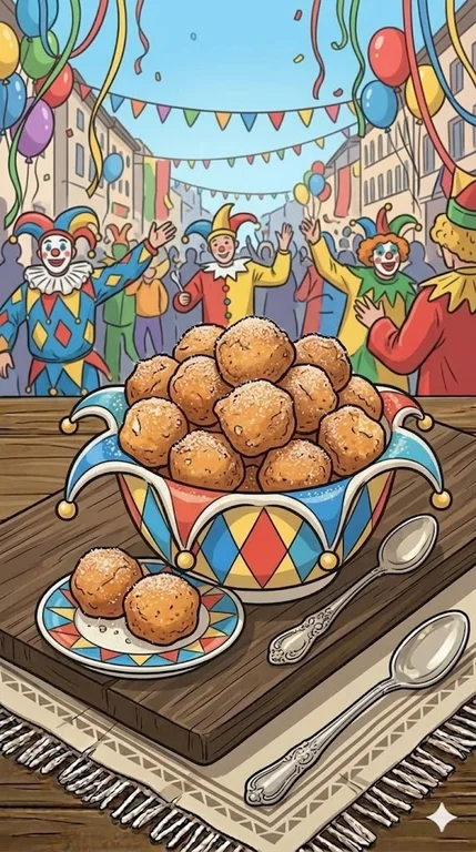 Karneval Quarkbällchen
