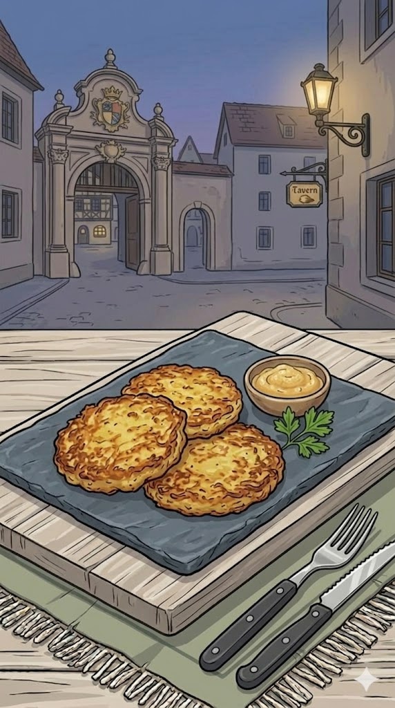 Kartoffelpuffer festkochend