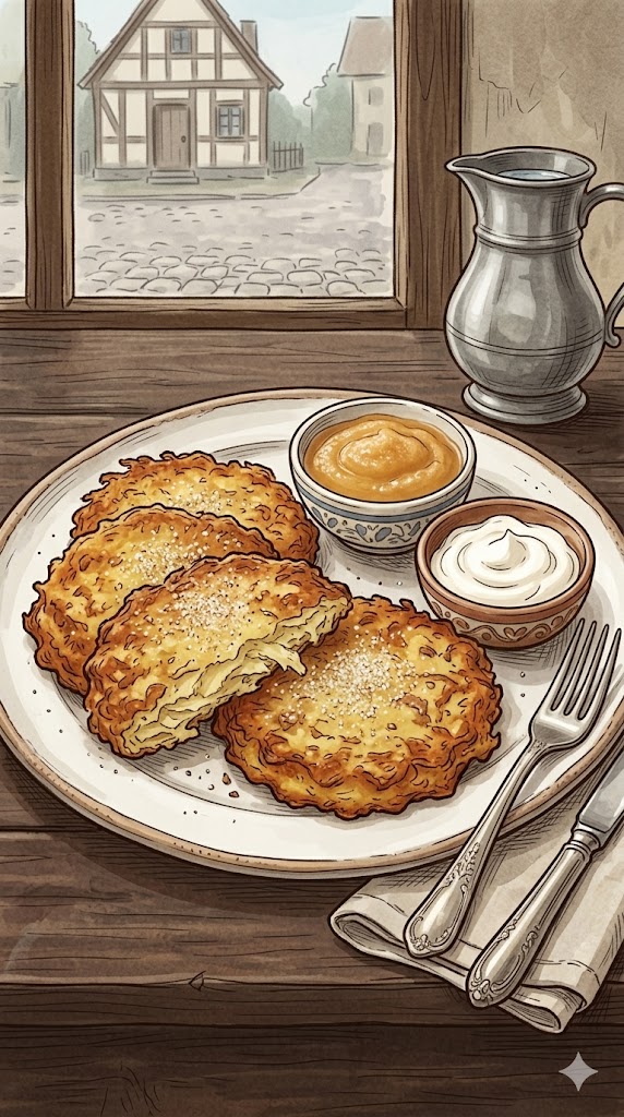 Kartoffelpuffer mehligkochend