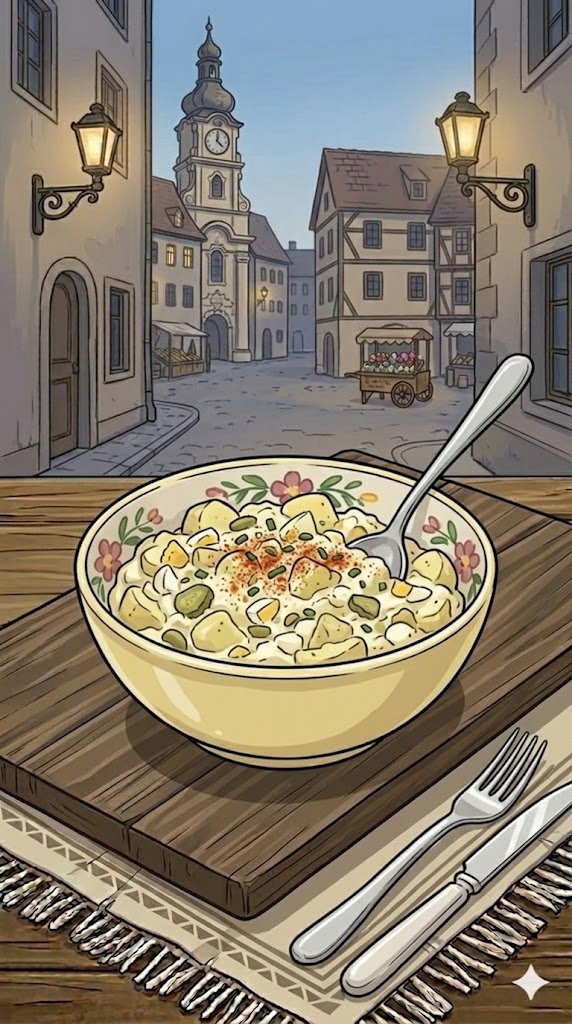Kartoffelsalat mit Mayonnaise