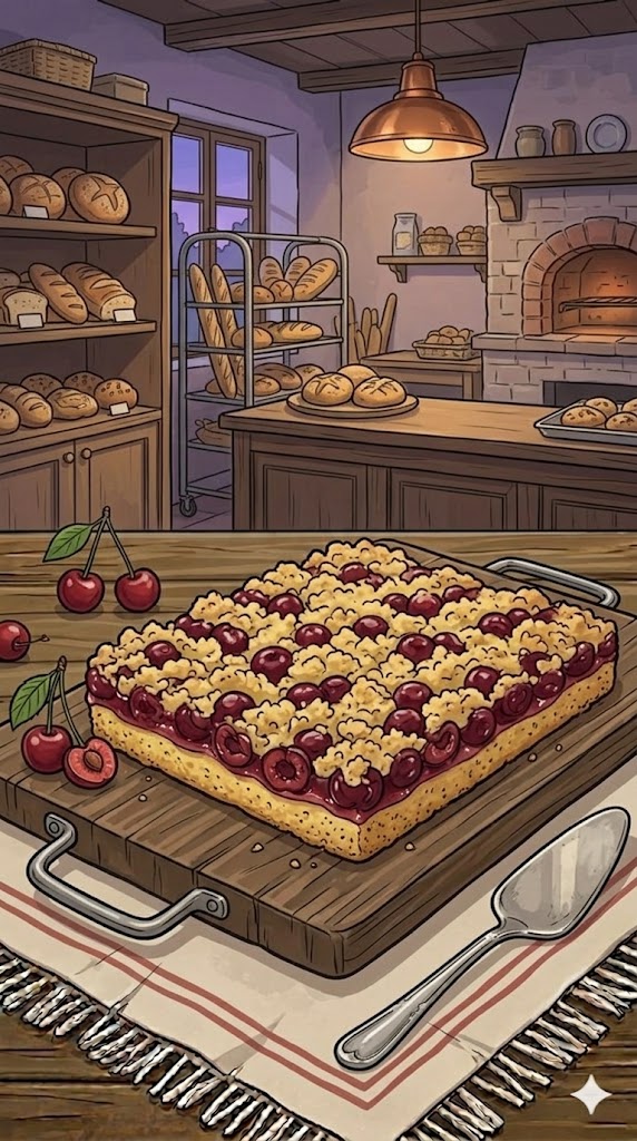 Kirschkuchen mit Streusel