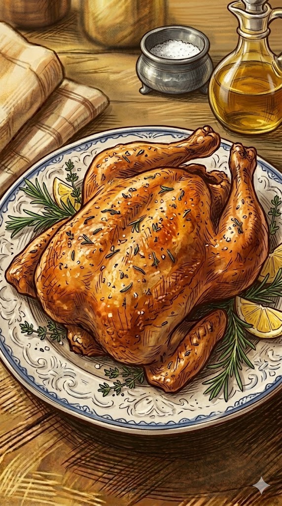 Knuspriges Brathähnchen