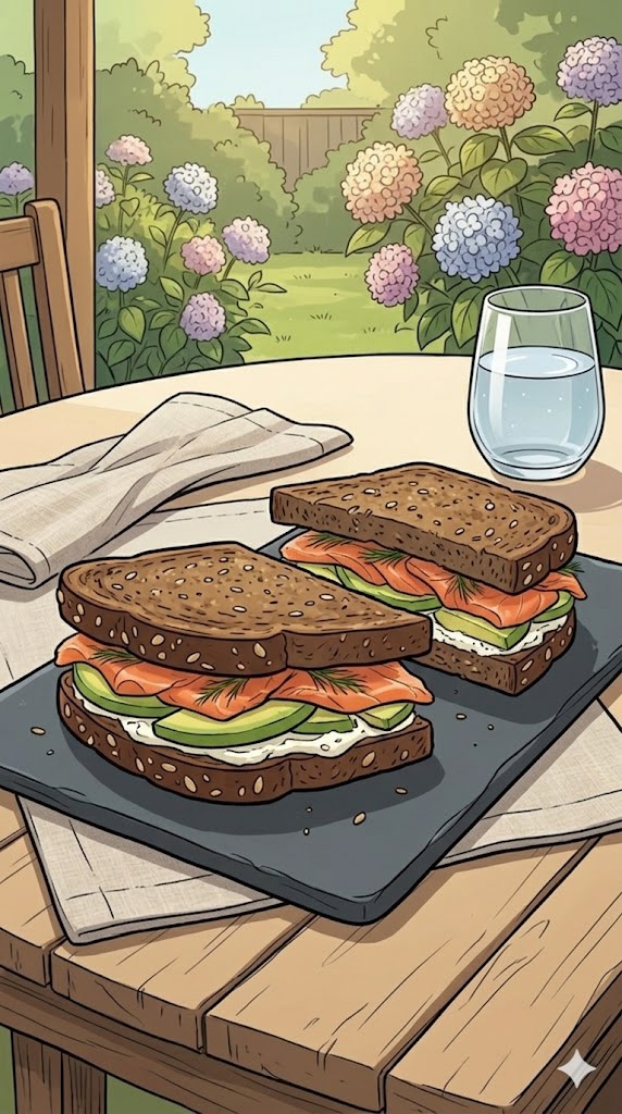 Lachs Avocado Sandwiches