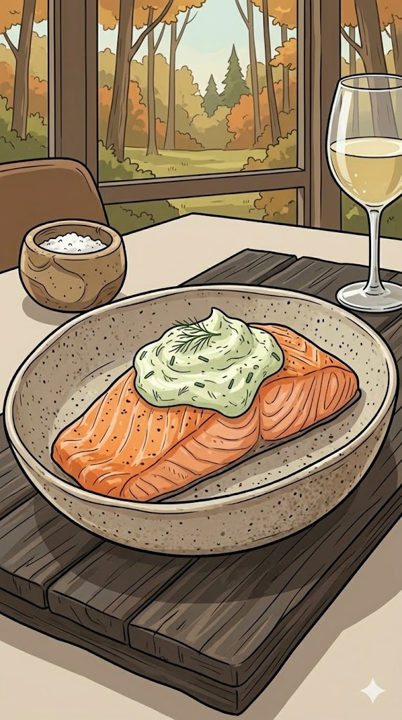 Lachs mit Frischkäse Creme
