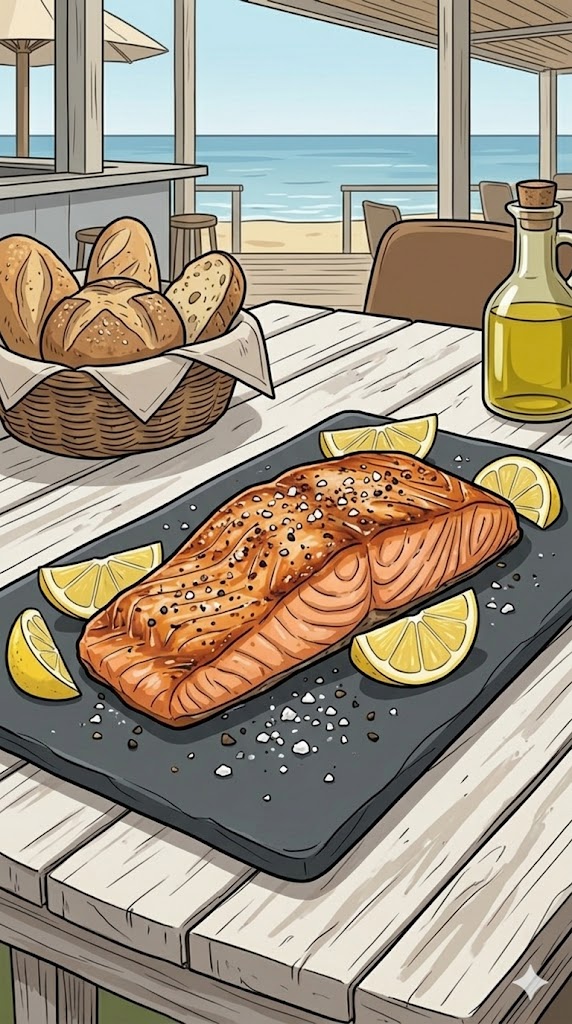 Lachs mit Zitrone