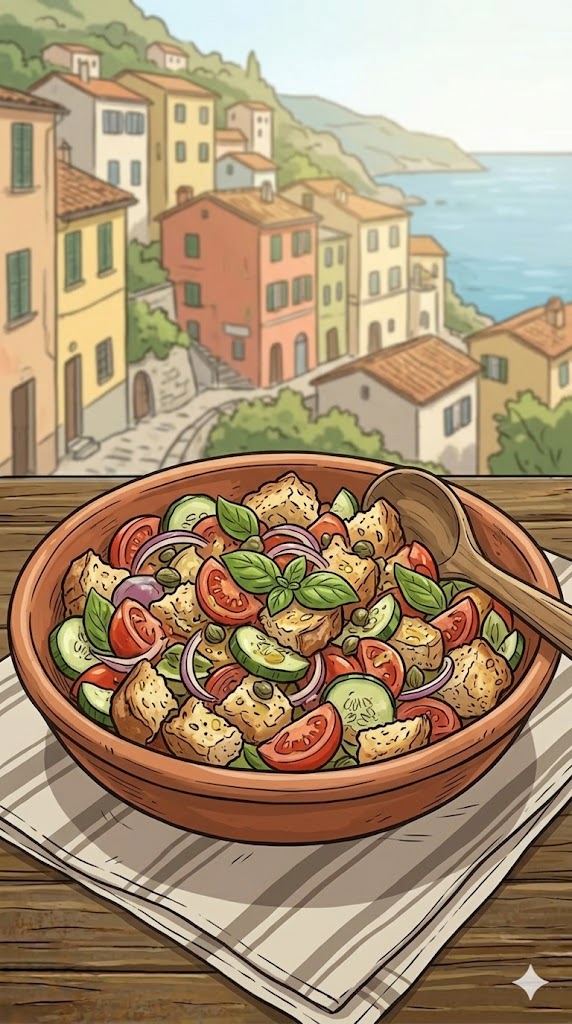 Mediterraner Brotsalat