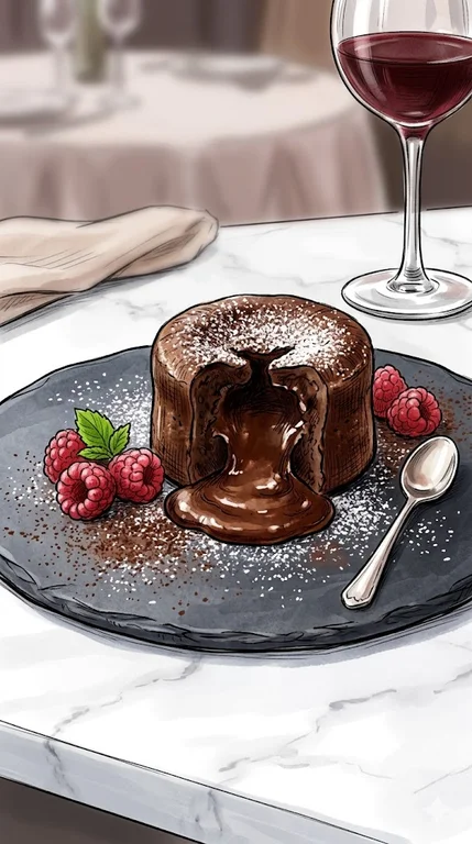 Molten Chocolate Cake