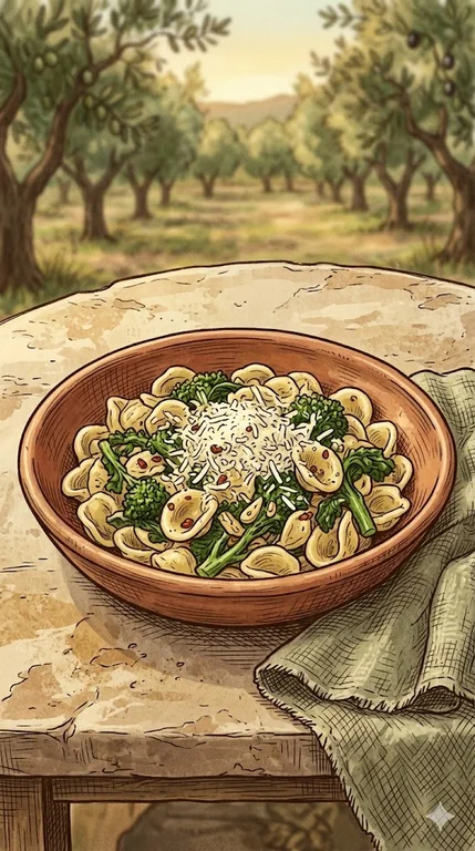 Orecchiette con Cime di Rapa