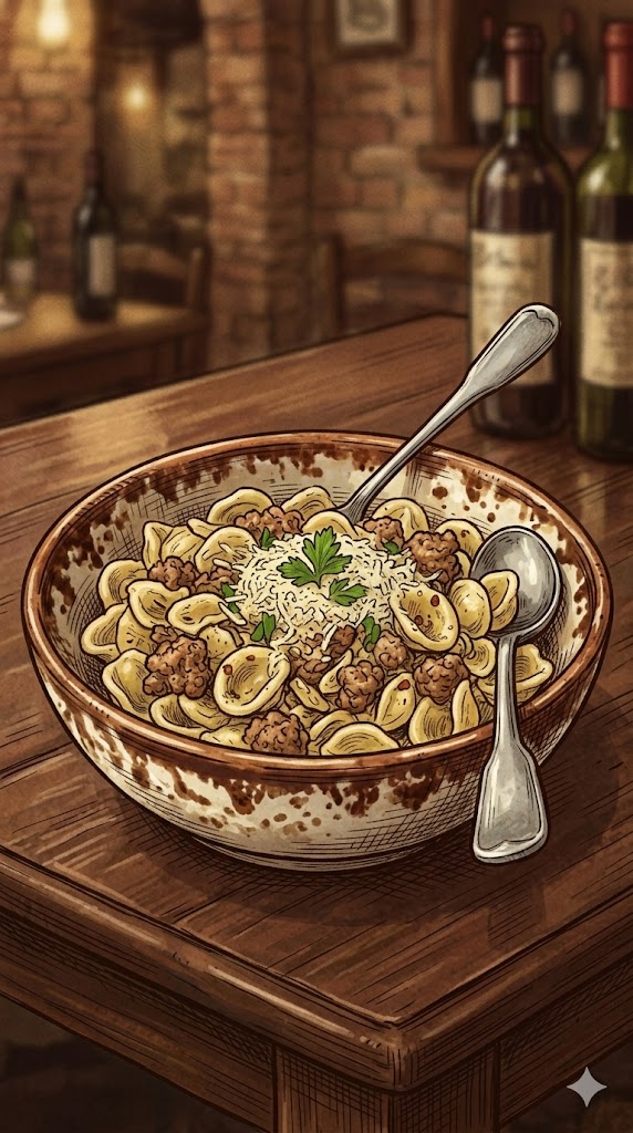 Orecchiette con Salsiccia