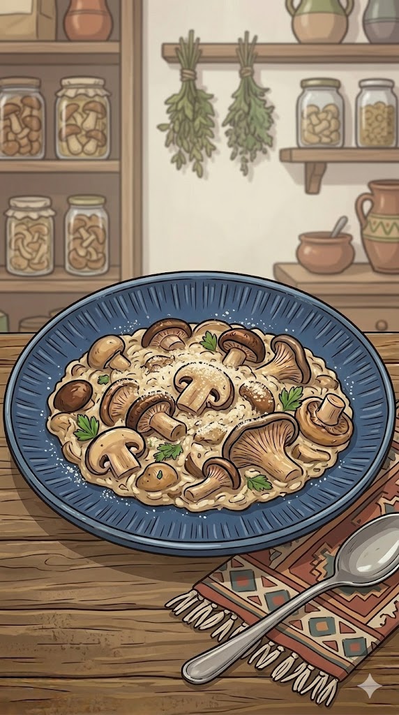 Pilzrisotto 