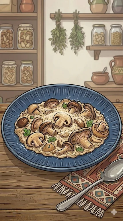 Pilzrisotto 