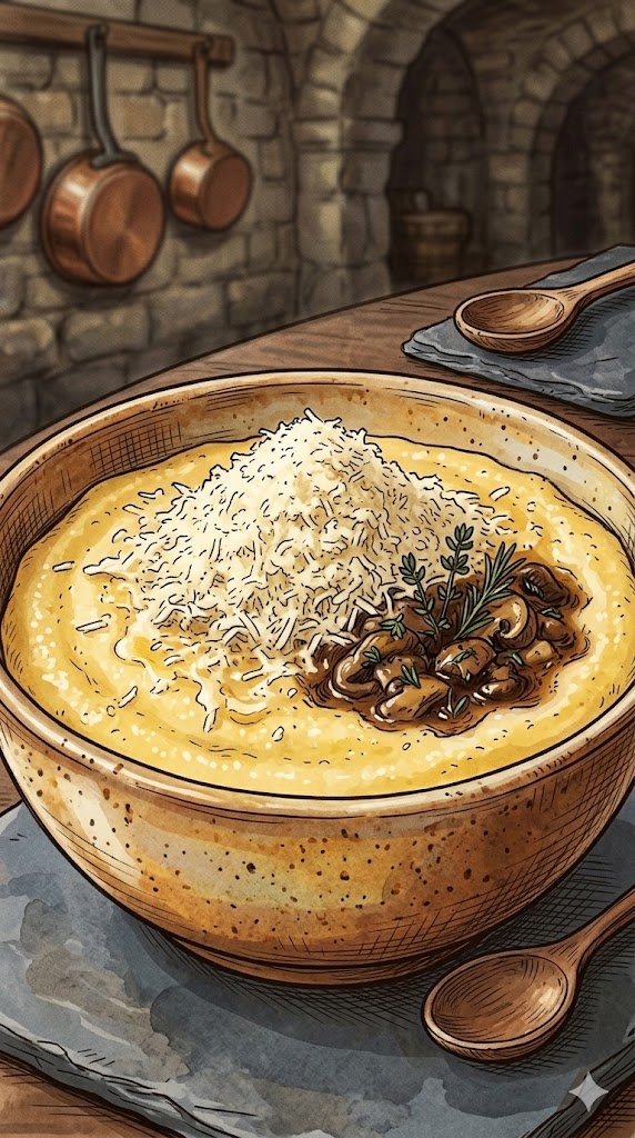Polenta mit Parmesan