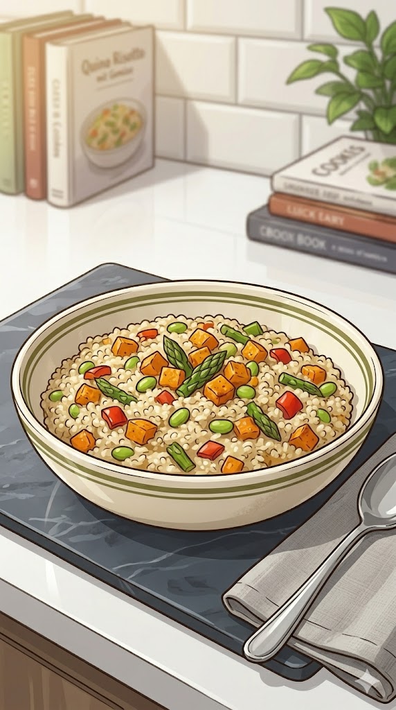 Quinoa Risotto mit Gemüse