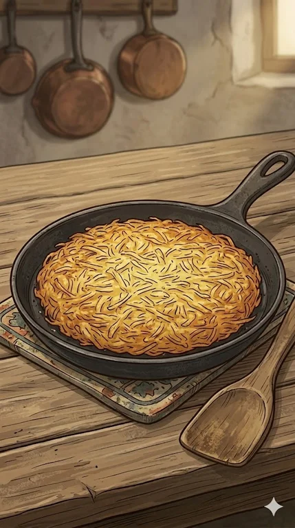 Rösti aus rohen Kartoffeln