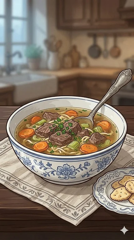 Rindfleischsuppe 
