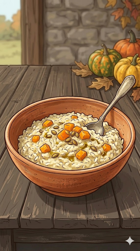 Risotto mit Kürbis