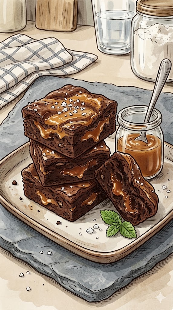 Salted Caramel Brownies