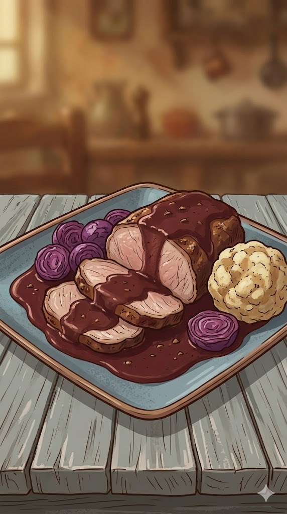 Sauerbraten mit Rotweinessig