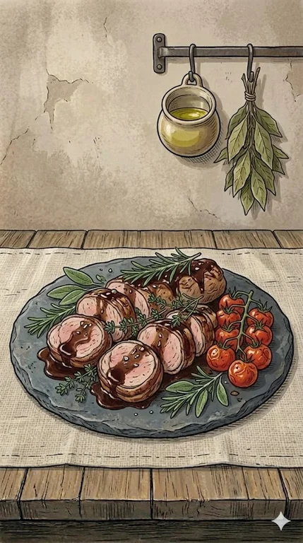 Schweinefilet mit Balsamico und Kräuter