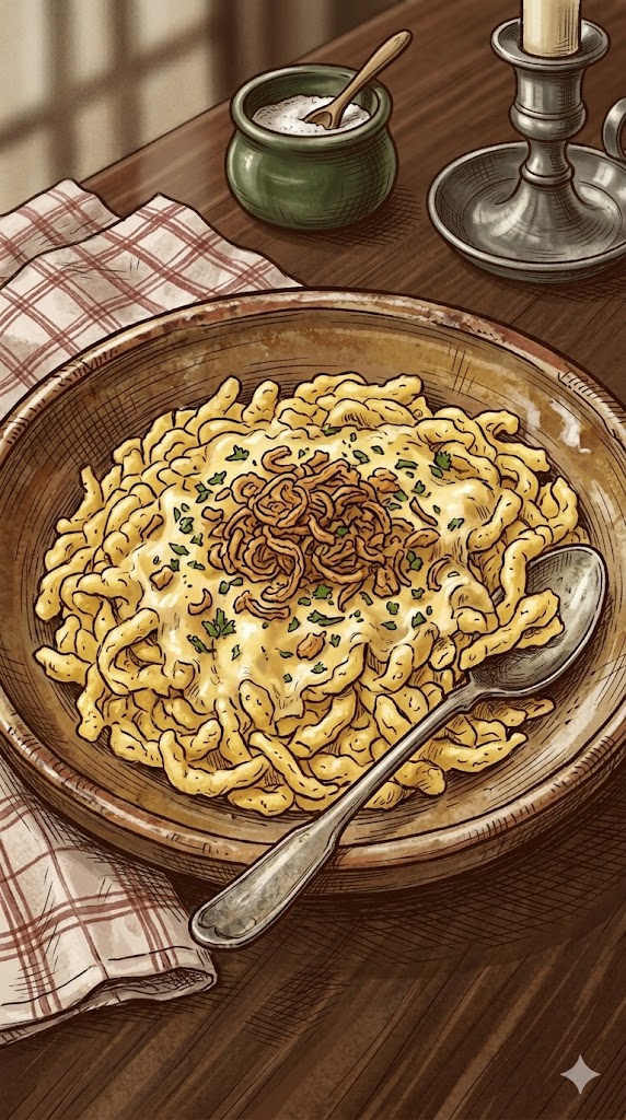 Spätzle mit Hartweizengriess