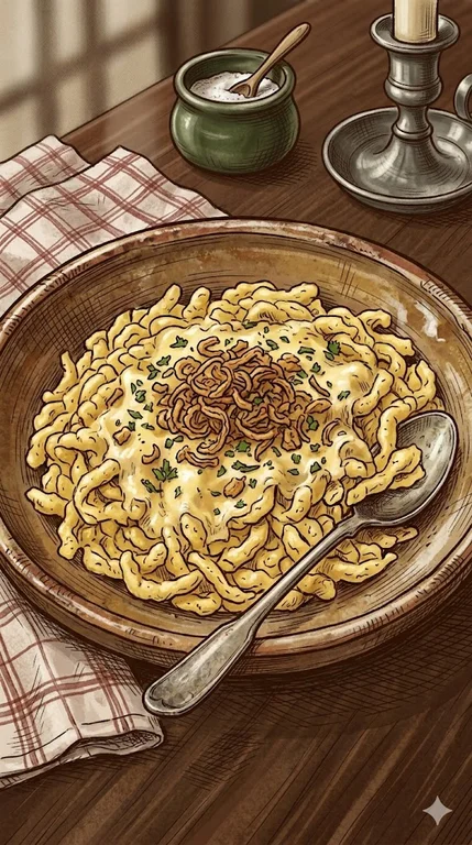 Spätzle mit Hartweizengriess