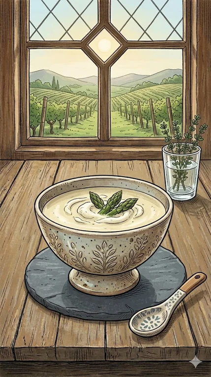 Spargelcremesuppe