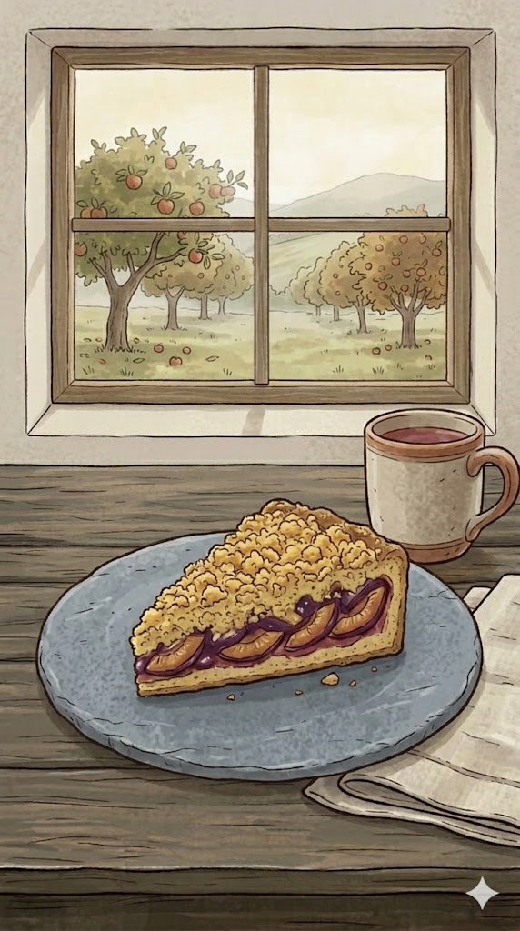Streuselkuchen mit Zwetschgen