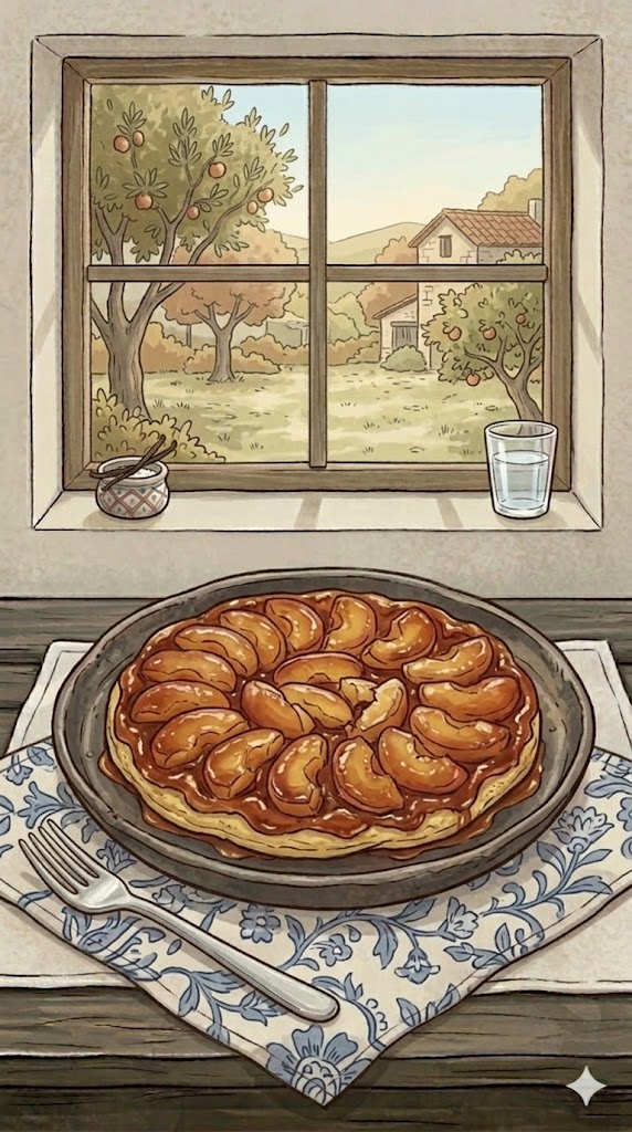 Tarte Tatin mit Apfel und Blätterteig